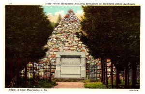 Postcard MONUMENT SCENE Mercersburg Pennsylvania PA AQ8361