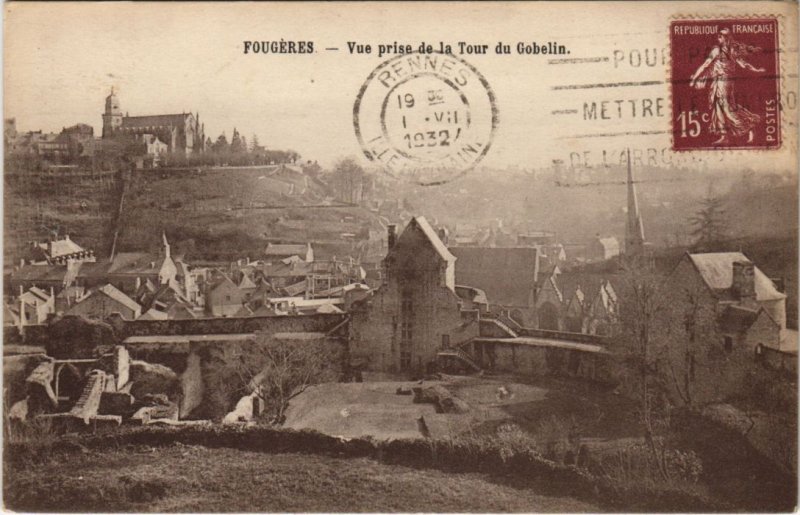 CPA Fougeres vue prise de la Tour du Gobelin (1237676)