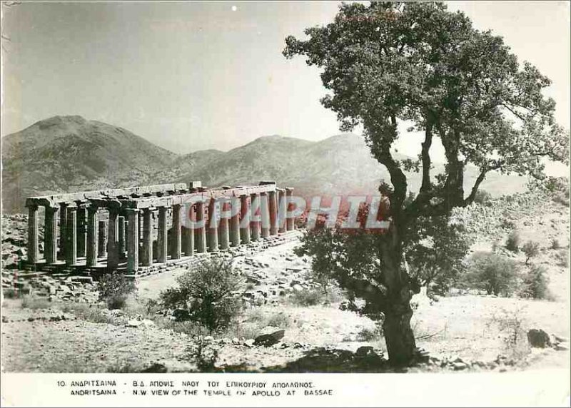 Postcard Modern Andritsaina View of the Temple of Apollo at Bassae