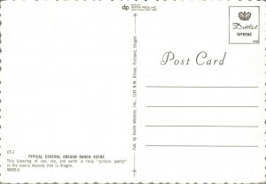 USA Oregon Ranch Vintage Postcard BS.06