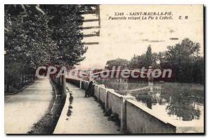 Postcard Old Saint Maur La Pie Pie In The Gateway Reliant Creteil