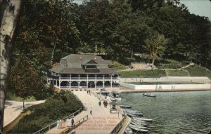 Liverpool Ohio OH Bathing Pavilion Rock Springs Park 1900s-10s Postcard