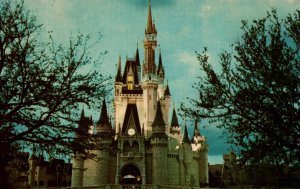 Florida - Walt Disney World - Cinderella's Castle in Fantasy Land - 1964