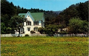 Alma Brooks Walker House Audubon Canyon Ranch California CA Postcard VTG UNP 