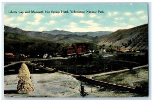 c1910 Liberty Cap Mammoth Hot Springs Yellowstone National Park Wyoming Postcard