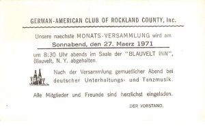 German American Club of Rockland County in Blauvelt, New York