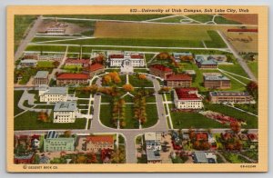 Salt Lake City University Of Utah Campus Postcard O30