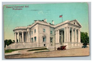 Vintage 1911 Postcard Panoramic View Memorial Continental Hall Washington DC