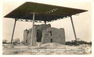 Arizona Casa Grande Monument 1940s Frasher RPPC real photo postcard 7931