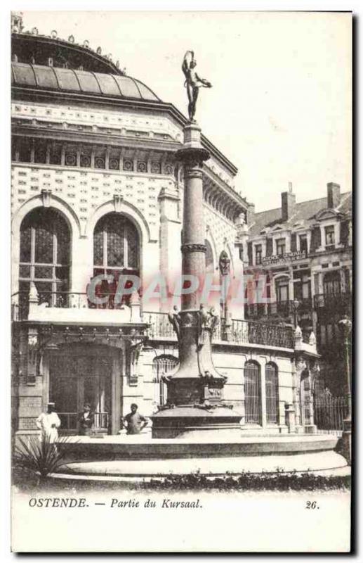 Old Postcard Kursaal Oostende Party