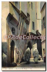 Old Postcard ALGIERS street of the Red Sea