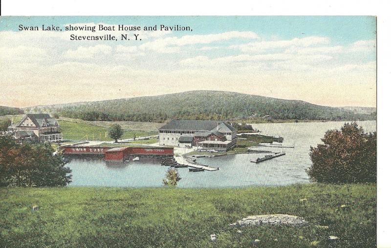 1920's - 1930's Swan Lake, Stevensville, New York