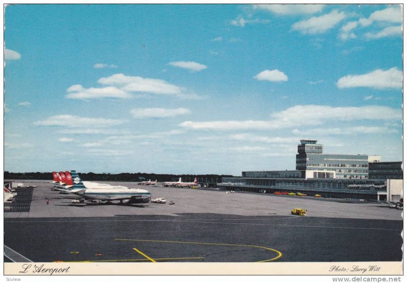 Jet Airplanes at Airport , Montreal , Quebec , Canada , 1986