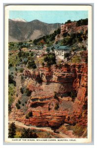 Postcard Manitou Colo. Cave Of The Winds Williams Canon Vtg. Standard View Card