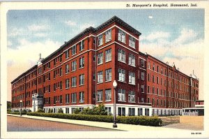 Postcard HOSPITAL SCENE Hammond Indiana IN AI0589