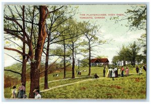 c1910 The Playgrounds High Park Toronto Ontario Canada Antique Unposted Postcard