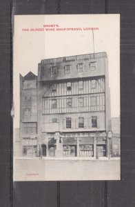 GREAT BRITAIN, LONDON, SHORT'S WINE SHOP, STRAND, c1910 ppc., unused.