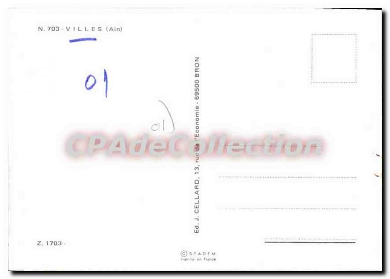 Postcard Ancient Cities Ain