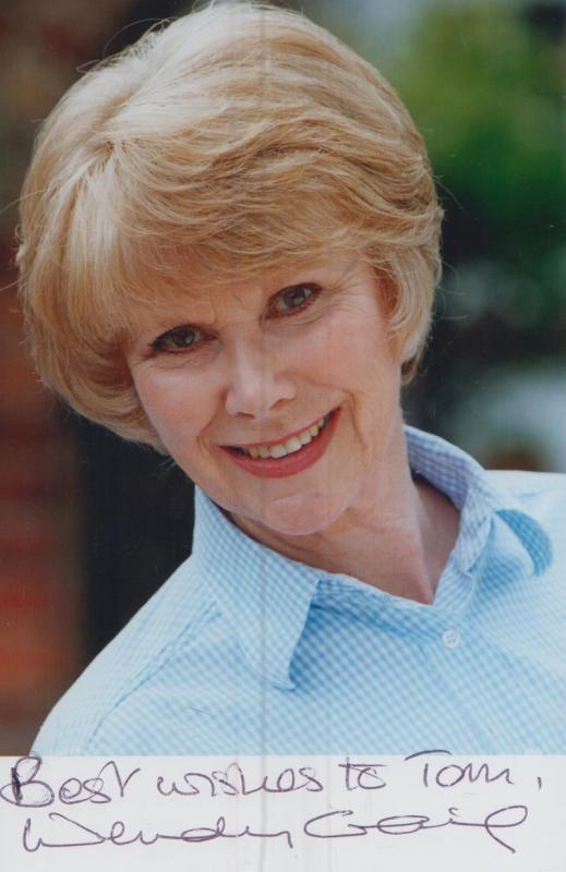 Wendy Craig Vintage Hand Signed Photo