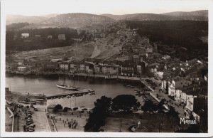 France Cassis-Sur-Mer Une Vue du Chateau Vintage RPPC C045