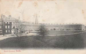 BATH, ROYAL CRESCENT, Somerset - Vintage POSTCARD