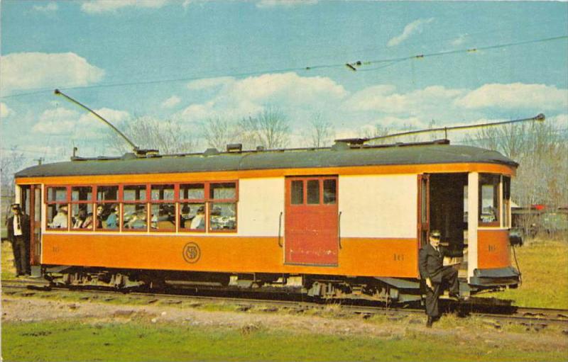 11748 Connecticut Electric Railway, Trolley Museum, Combination Car No. 16 Bu...