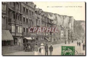 Treport - Villas de la Plage Old Postcard Automotive