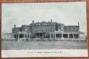 St Anthony’s Sanitarium East Las Vegas NM PM 1/20/1911 Territorial LB