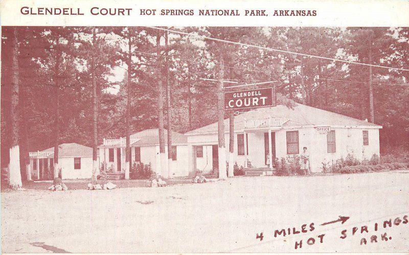 1951 Glendell Court Hot Springs Park Arkansas Roadside West End Press 12150