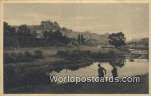 Blick vom Stadion Marburg Germany Writing on back 