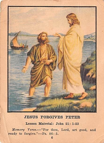 jesus forgives peter