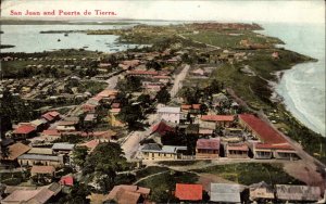 San Juan Puerto Rico Puerta de Tierra 1913 USED Postcard