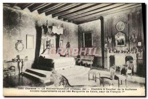 Old Postcard Charente La Rochefoucauld House Sunset Apartments or Veterans Du...