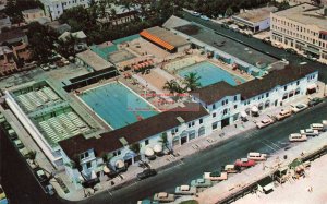 FL, Palm Beach, Florida, Lido Pools, Lido Beach Shop, Aerial,Curteich No 8C-K670
