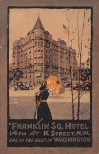 Washington DC Franklin Square Hotel Vintage Postcard JF235487
