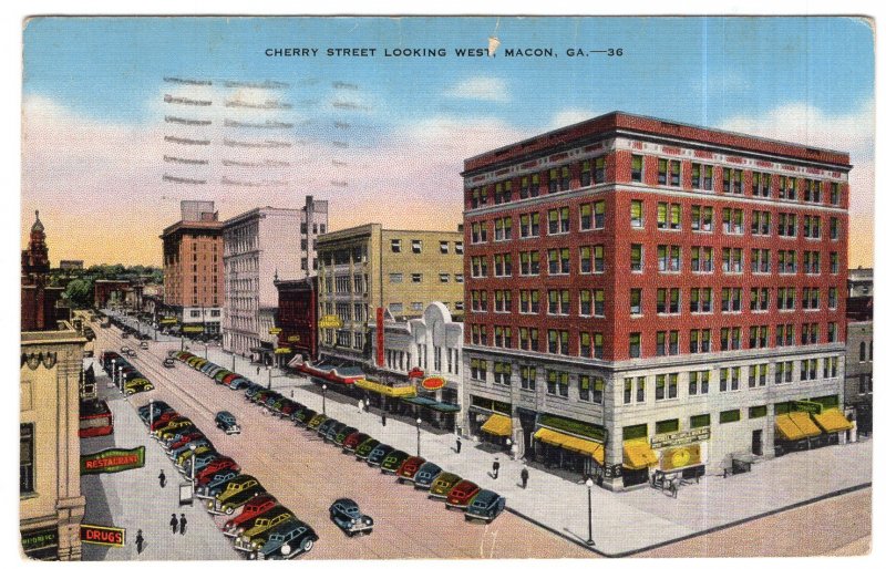 Macon, Ga., Cherry Street Looking West