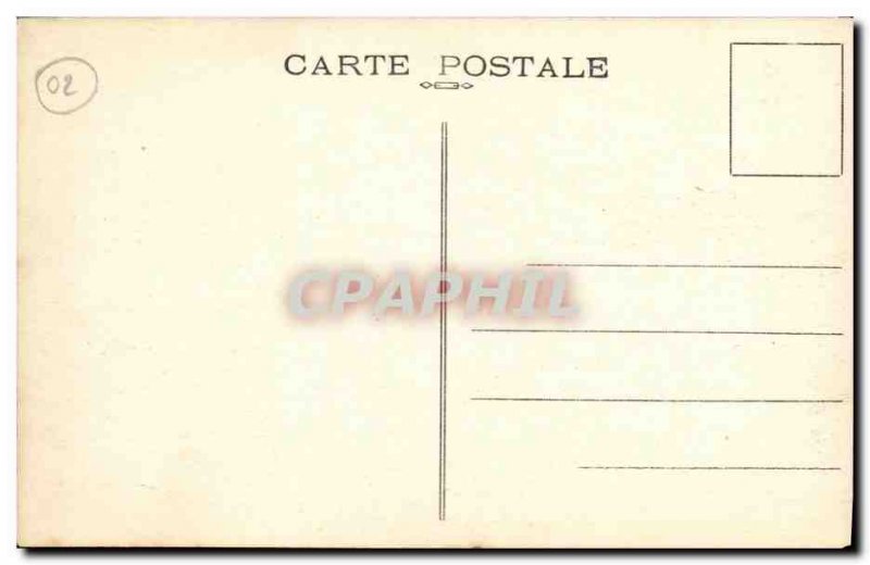 Old Postcard Militaria Berry au Bac His Ruins Cote 108 Super hollow funnel UU...