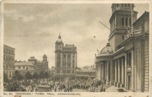 South Africa Johannesburg Town Hall c.1920 