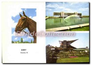 Postcard Modern Evry Essonne prefecture racetrack