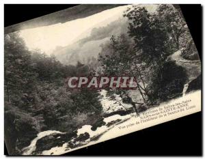 Old Postcard Salins les Bains Surroundings Nans sous Sainte Anne View from th...