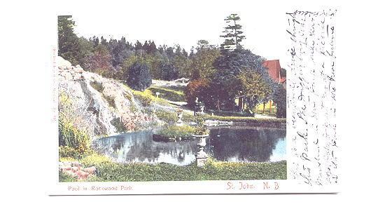 Pool in Rockwood Park, St John New Brunswick