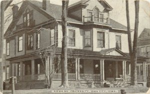 Sigma Nu Fraternity House, Iowa City IA Johnson County Antique Postcard Unposted