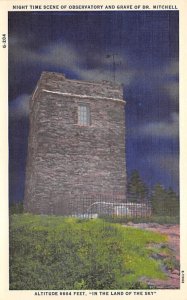 Observatory, Grave of Dr. Mitchell, Night Western North Carolina, North Carol...