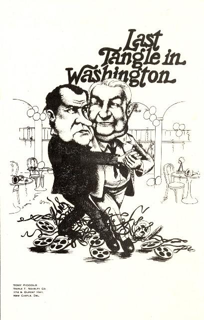 Last Tangle in Washington Nixon Tapes Sam Ervin Postcard