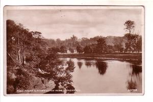 Real Photo, Ross House and River Clyde near Motherwell, Scotland,