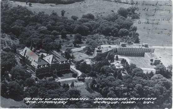 RPPC of Mount of Carmel Motherhouse Novitiate and Infirmary Dubuque Iowa 1956