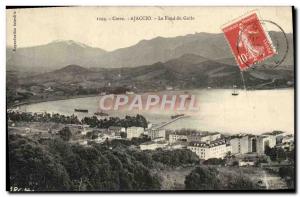 Old Postcard Ajaccio Le Fond Du Golfe