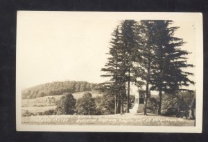 RPPC UNIONTOWN PENNSYLVANIA PA. NATIONAL HIGHWAY VINTAGE REAL PHOTO POSTCARD