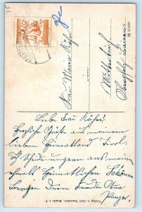 Austria Postcard Reutte i.T. and Tannheimertal from a Bird's Eye View c1910