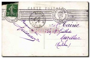 Paris Postcard Old Memorial Eiffel Tower Arc de Triomphe